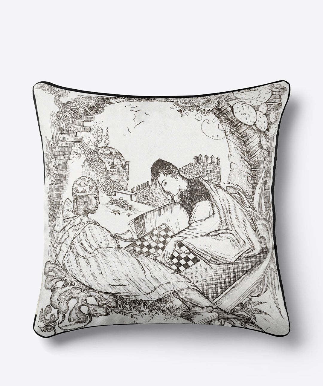 COUSSIN LES JOUEURS DAMES